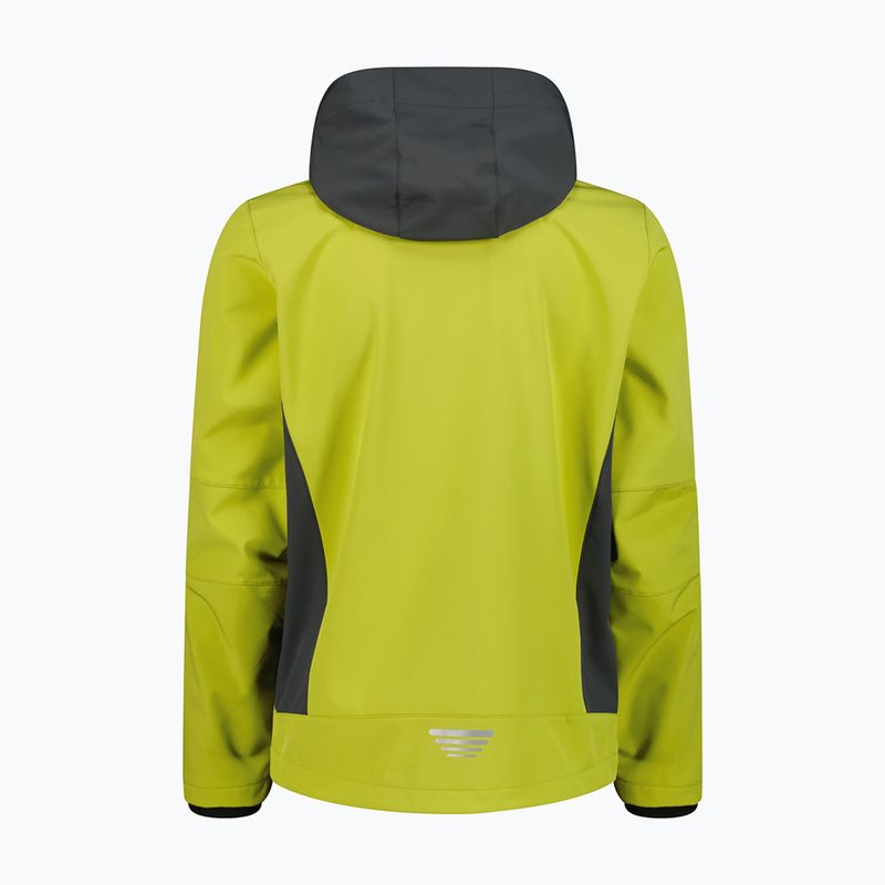 Мъжко софтшел яке CMP 3A01787N Zip Hood cardamom/black pine 2