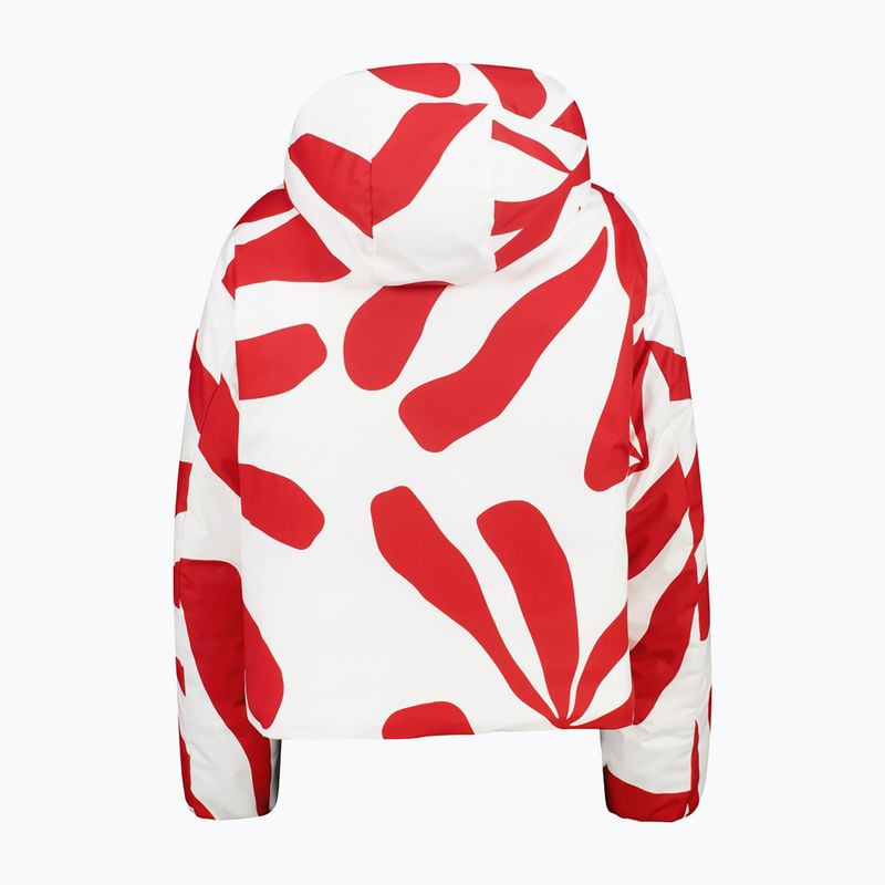 Дамско скиорско яке CMP Fix Hood red/b.co gesso 2