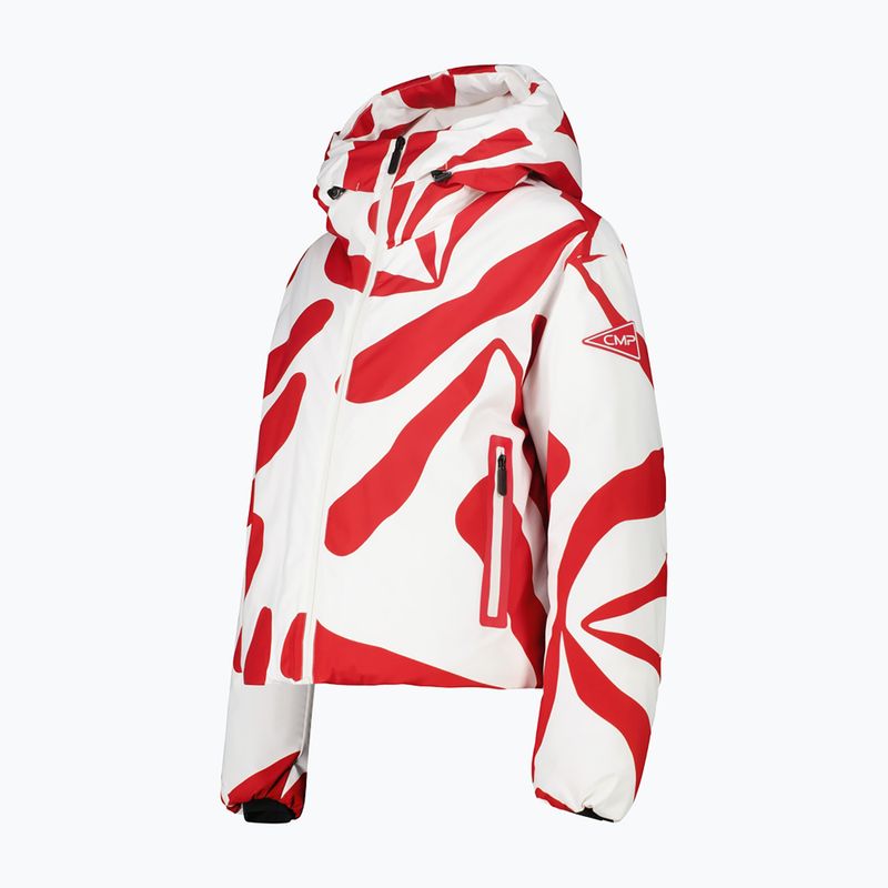Дамско скиорско яке CMP Fix Hood red/b.co gesso 3