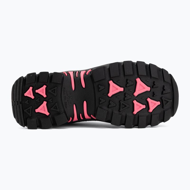 Детски обувки за трекинг CMP Rigel 2.0 Low Waterproof grey/acquarius/pink fluo 4