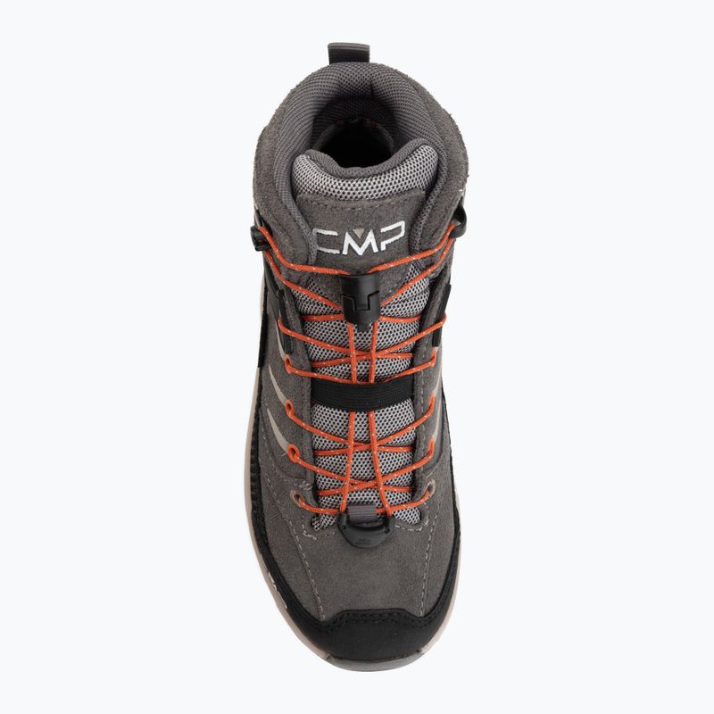 Детски обувки за трекинг CMP Rigel 2.0 Mid Waterproof grey/brick 5