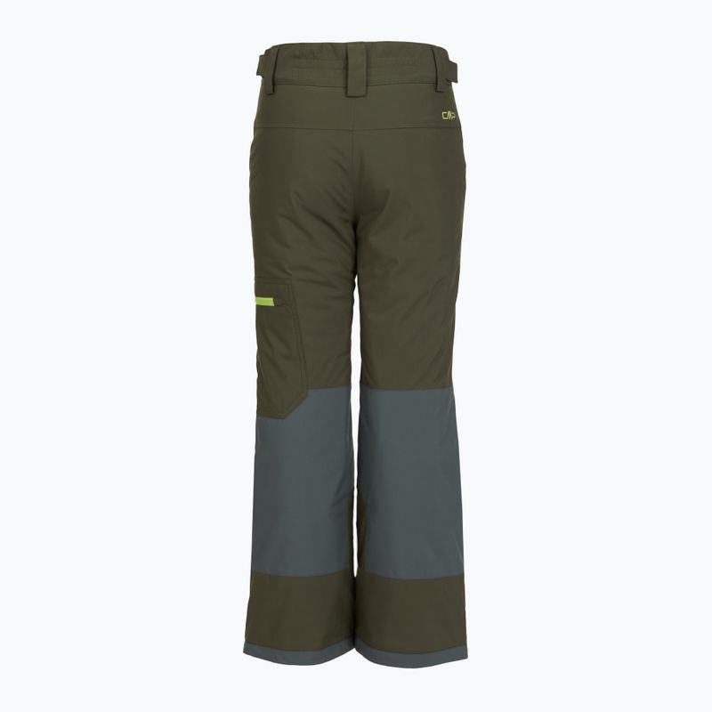 Детски скиорски панталони CMP 32W0504 olive/jungle 2