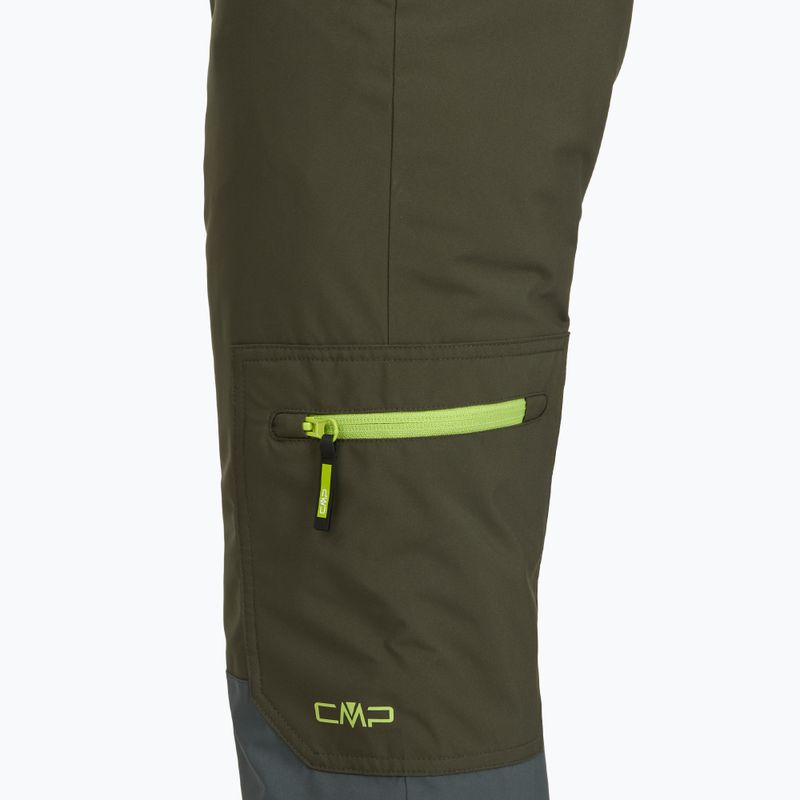 Детски скиорски панталони CMP 32W0504 olive/jungle 4