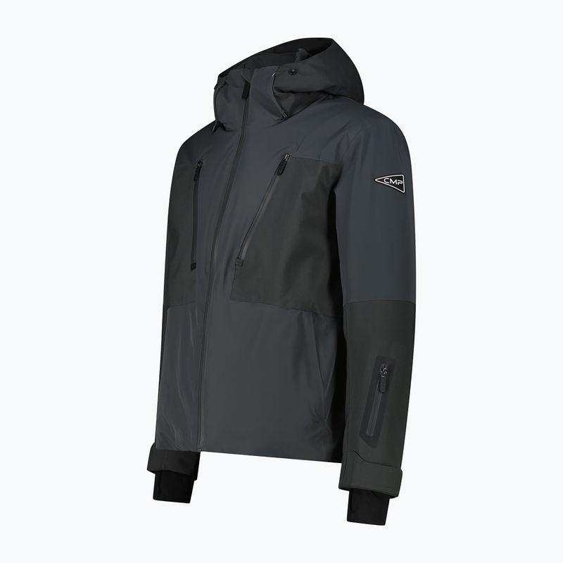 Мъжко скиорско яке CMP 36W0027 Fix Hood black pine 3