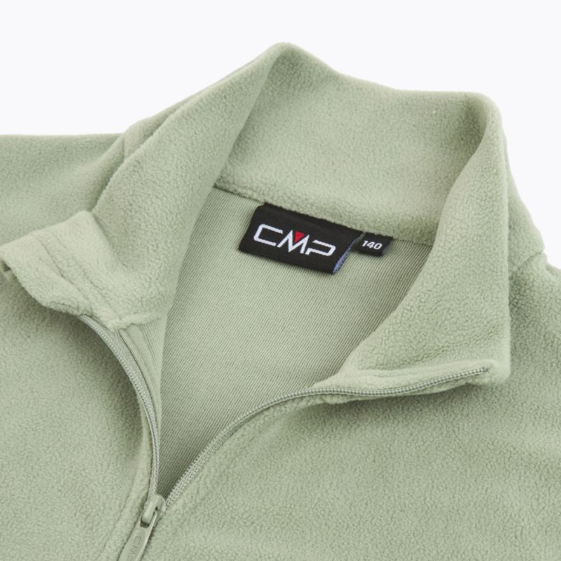 Детски поларен суитшърт CMP 3G28235 green tea 3