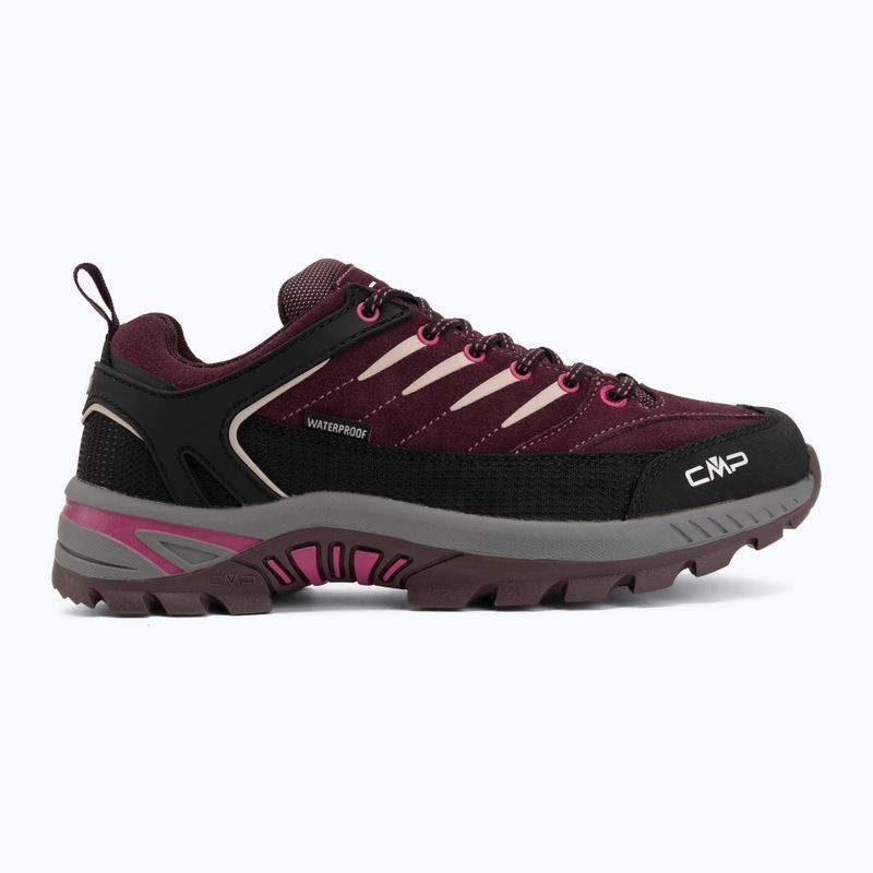 Детски обувки за трекинг CMP Rigel 2.0 Low Waterproof black berry/amaranto 2