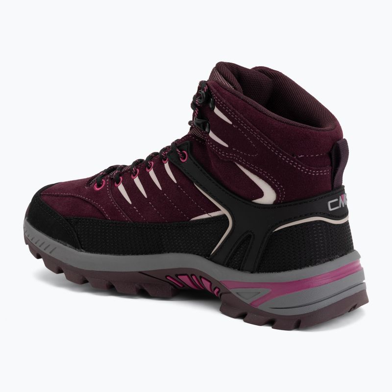 Детски обувки за трекинг CMP Rigel 2.0 Mid Waterproof black berry/amaranto 3