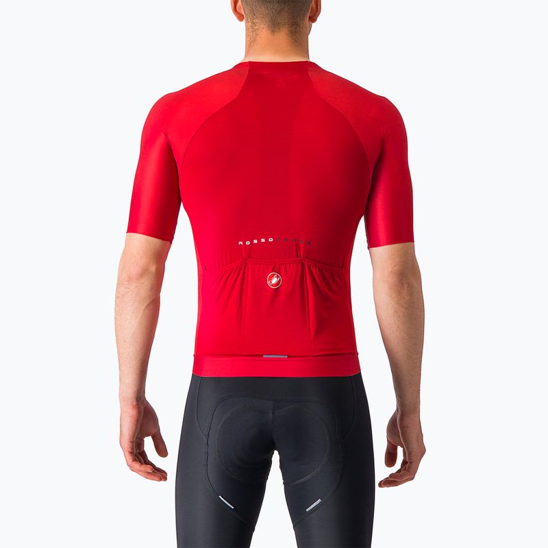 Мъжка колоездачна тениска Castelli Aero Race 7.0 rich red 3