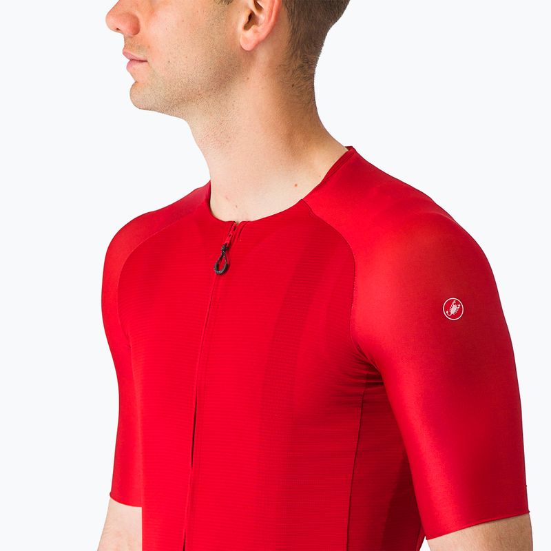 Мъжка колоездачна тениска Castelli Aero Race 7.0 rich red 5