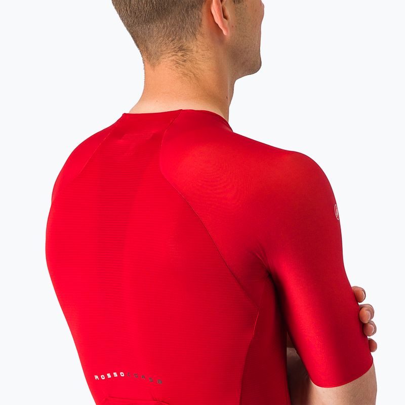 Мъжка колоездачна тениска Castelli Aero Race 7.0 rich red 6