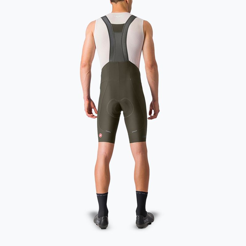 Мъжки къси панталони за колоездене Castelli Espresso deep green 2