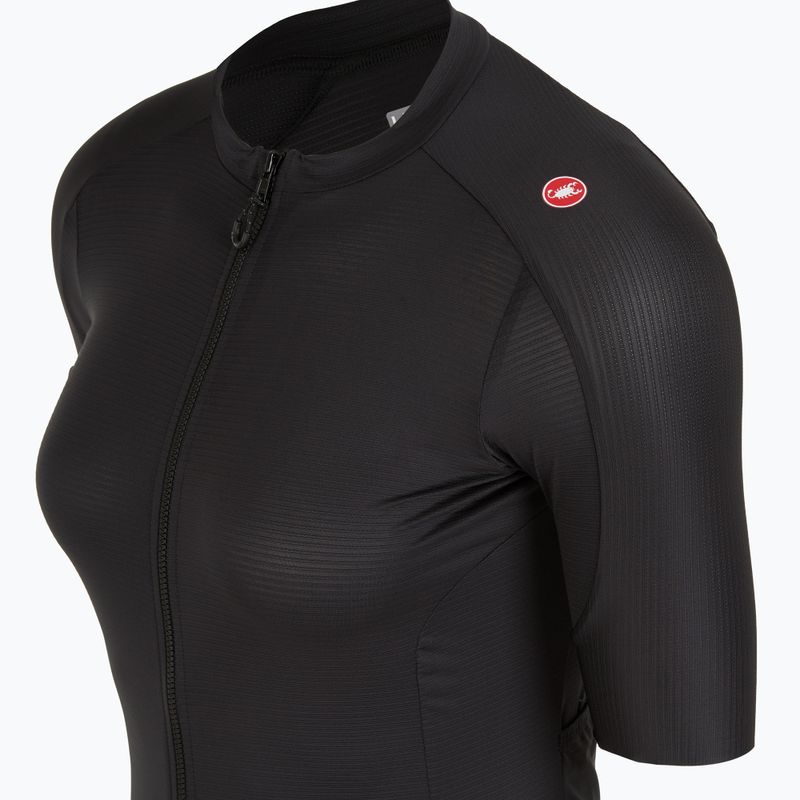Дамско колоездачно трико Castelli Espresso light black 3