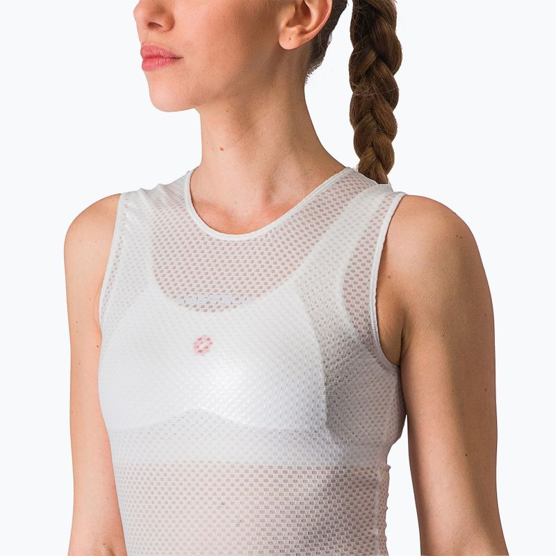 Дамска колоездачна тениска Castelli Pro Mesh Sleeveless white 5