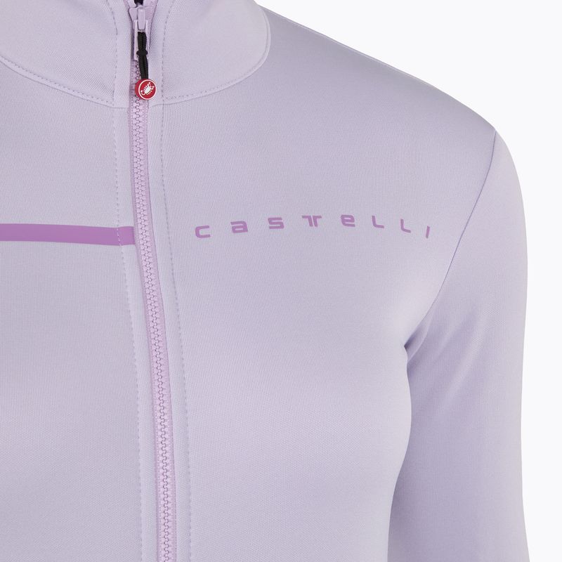 Дамски суитшърт за колоездене Castelli Sinergia 2 Jersey FZ W purple mist/purple dew 3