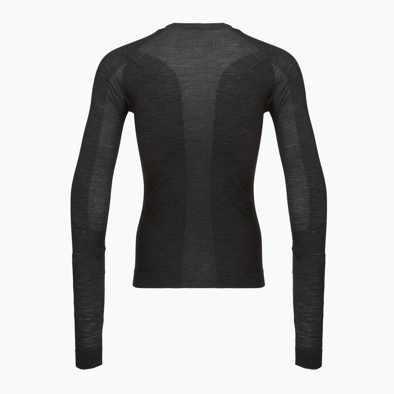 Мъжка велосипедна блуза с дълъг ръкав Castelli Merino Seamless Baselayer black 2