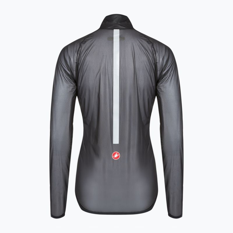 Дамско яке за колоездене Castelli Squall Shell W light black/silver grey 2