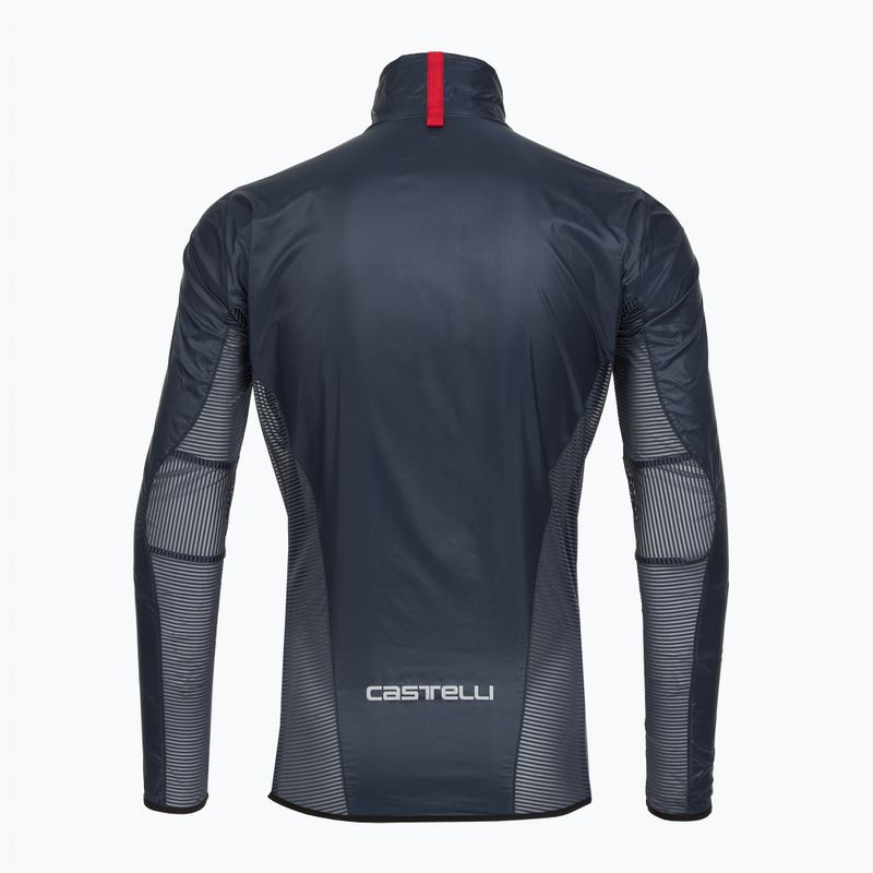 Мъжко колоездачно яке Castelli Aria Shell belgian blue 2