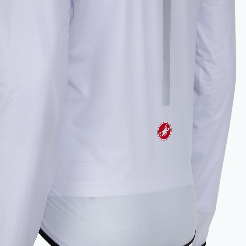Мъжко яке за колоездене Castelli Squall Shell silver grey/black 3