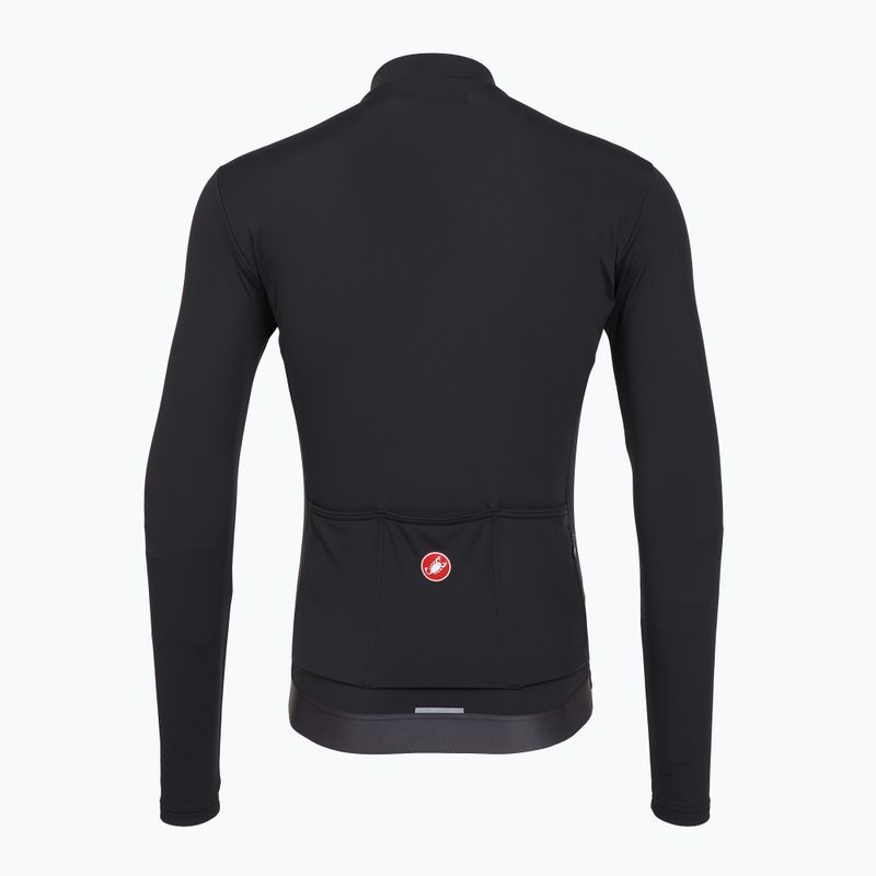 Мъжки суитшърт за колоездене Castelli Espresso Thermal light black 2