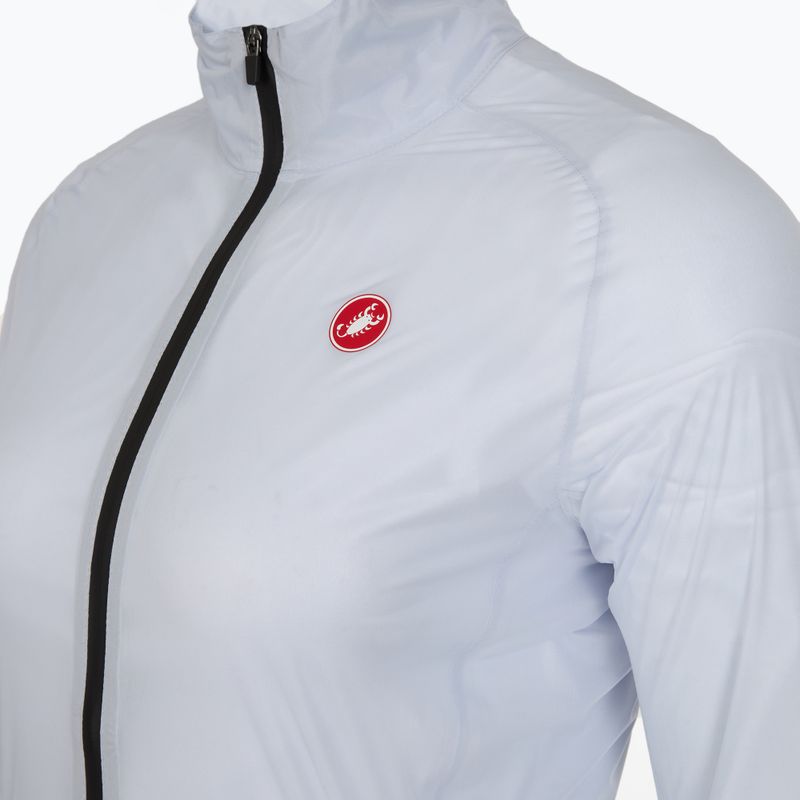Дамско яке за колоездене Castelli Squall Shell W silver grey/black 3