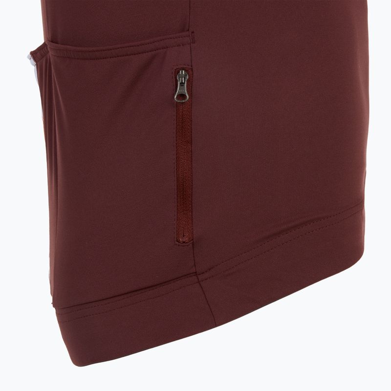 Мъжко колоездачно трико Castelli Prologo Lite deep bordeaux/ silver gray 5