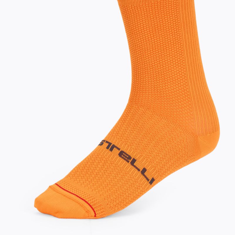 Чорапи Castelli Espresso 18 men's vivid orange 3