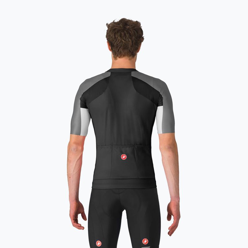 Мъжко колоездачно трико Castelli Entrata 6 light black/dark grey/smoky grey 2