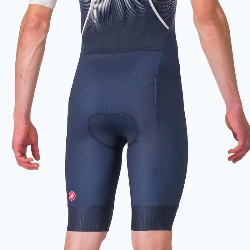 Мъжки костюм за колоездене Castelli Core Tri belgian blue/white 5