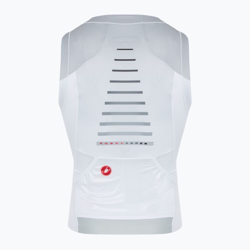 Мъжки велосипеден анцуг Castelli Free Speed 3 white/silver gray 2