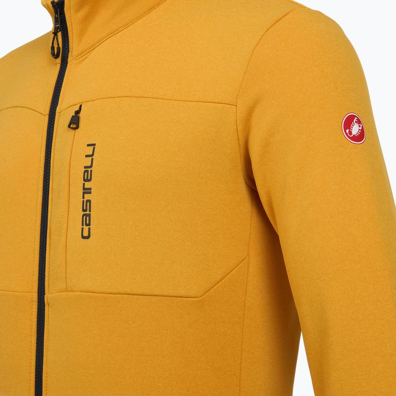 Мъжки суитшърт за колоездене Castelli Unlimited Trail 2 goldenrod/dark gray 3