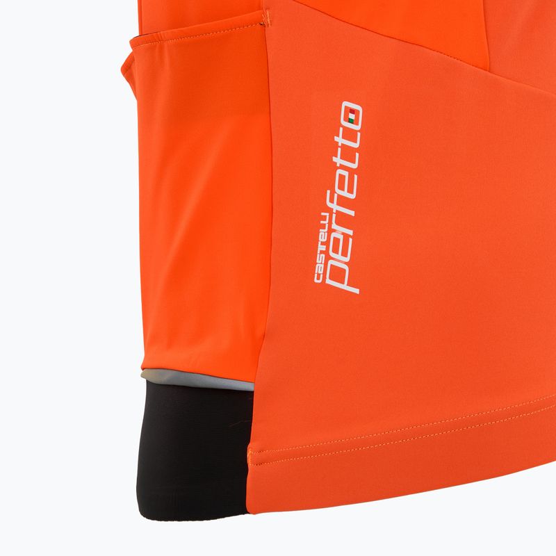 Мъжка жилетка за колоездене Castelli Perfetto Air brilliant orange 5