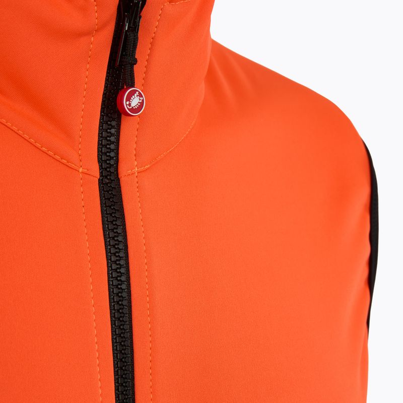 Мъжка жилетка за колоездене Castelli Perfetto Air brilliant orange 6