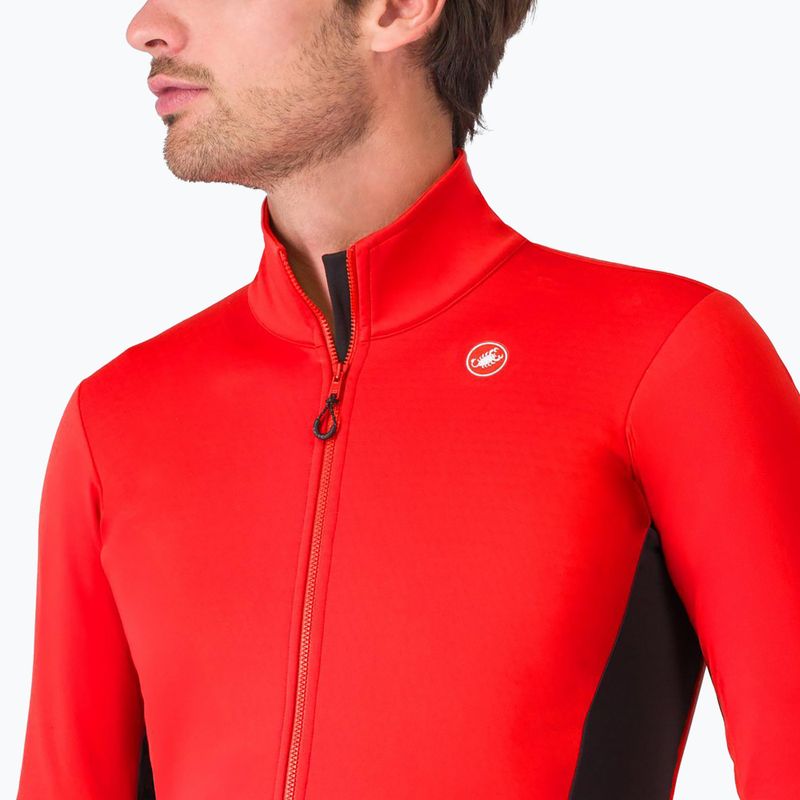 Мъжко яке за колоездене Castelli Entrata 2 red/black 3