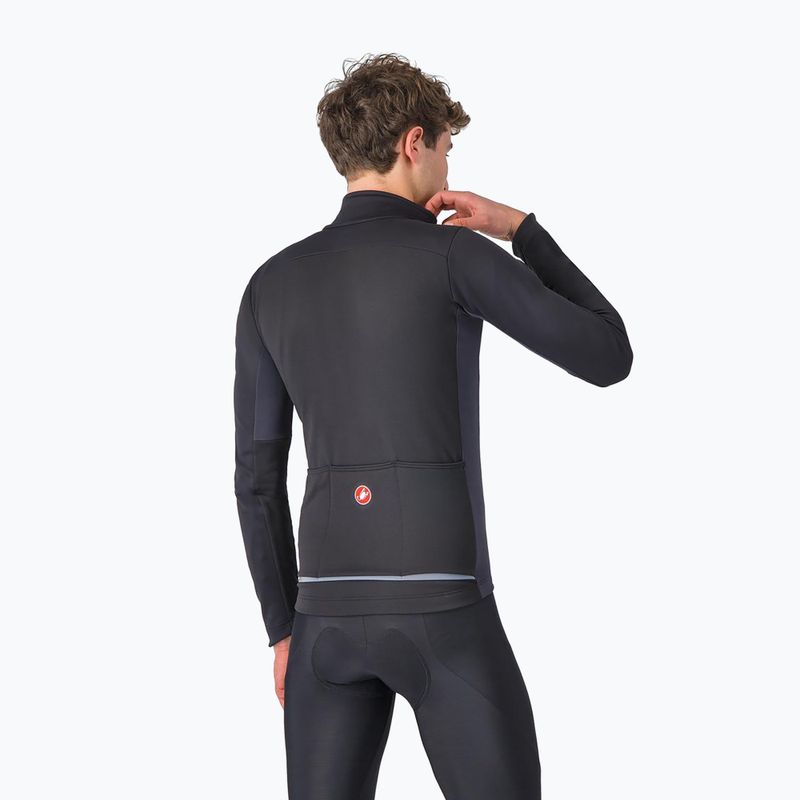 Мъжко яке за колоездене Castelli Entrata 2 light black/dark grey 2