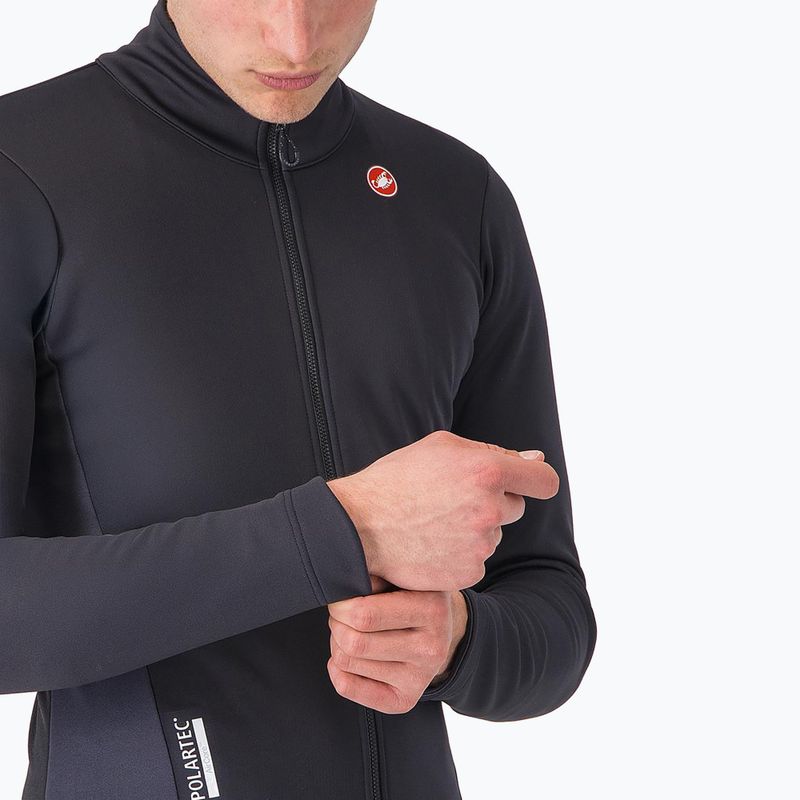 Мъжко яке за колоездене Castelli Entrata 2 light black/dark grey 4