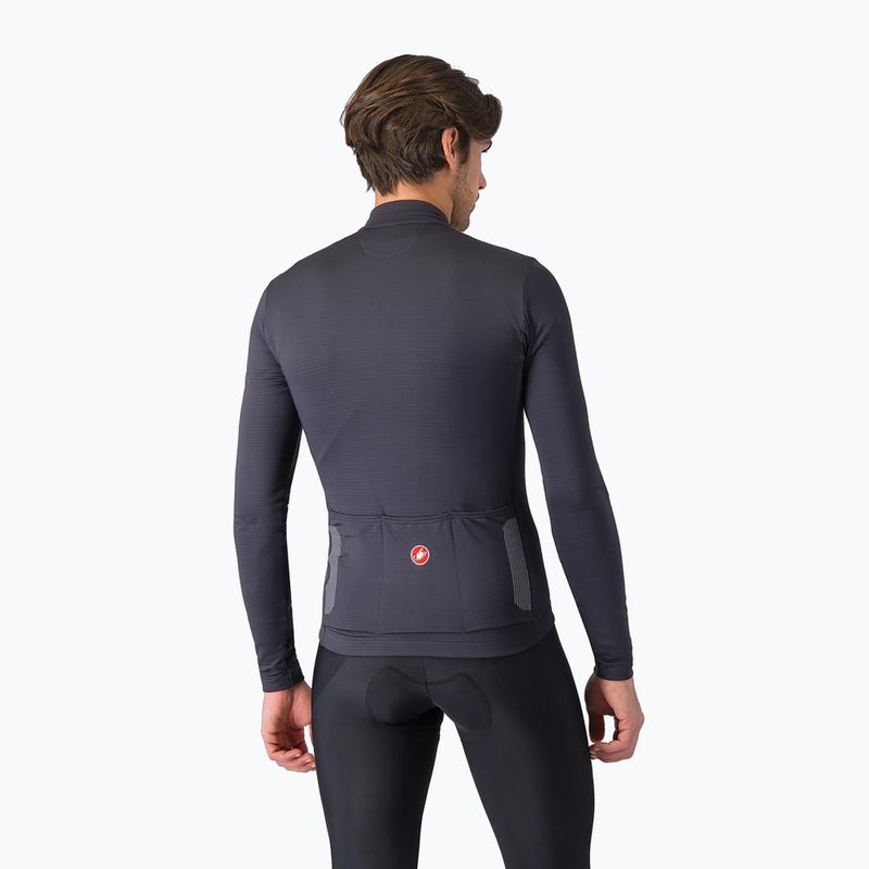 Мъжка блуза с дълъг ръкав за колоездене Castelli Puro 4 dark grey 2