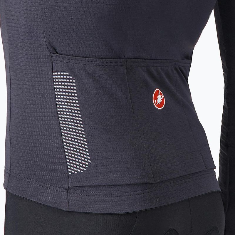 Мъжка блуза с дълъг ръкав за колоездене Castelli Puro 4 dark grey 4