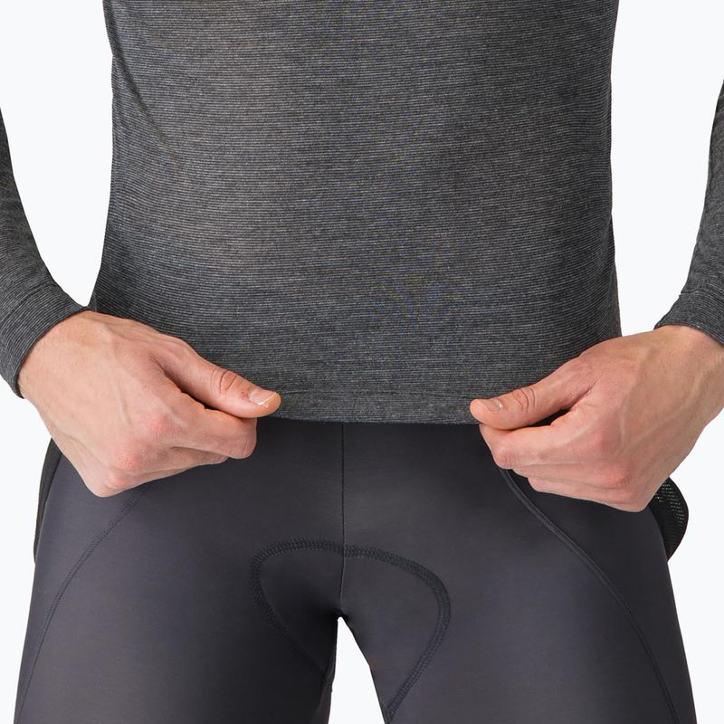 Мъжка велосипедна блуза с дълъг ръкав Castelli Medio Base Layer melange gray 5