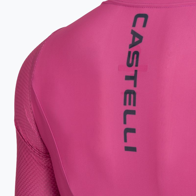 Дамски велосипеден гащеризон Castelli Movement Suit W violet pink/twilight blue 4