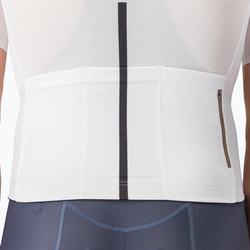 Мъжка тениска за колоездене Castelli Drittone Logo white/black 5