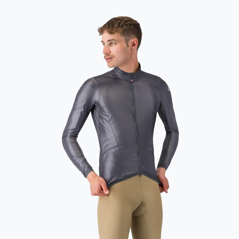 Мъжко яке за колоездене Castelli Aria Shell 2 dark gray