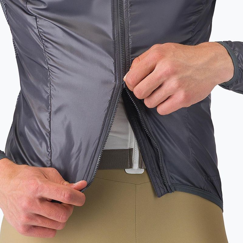 Мъжко яке за колоездене Castelli Aria Shell 2 dark gray 5
