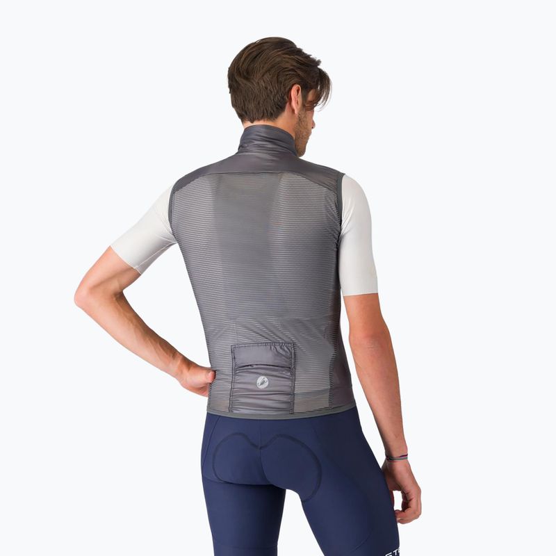 Мъжка велосипедна жилетка Castelli Aria Shell 2 dark gray 3