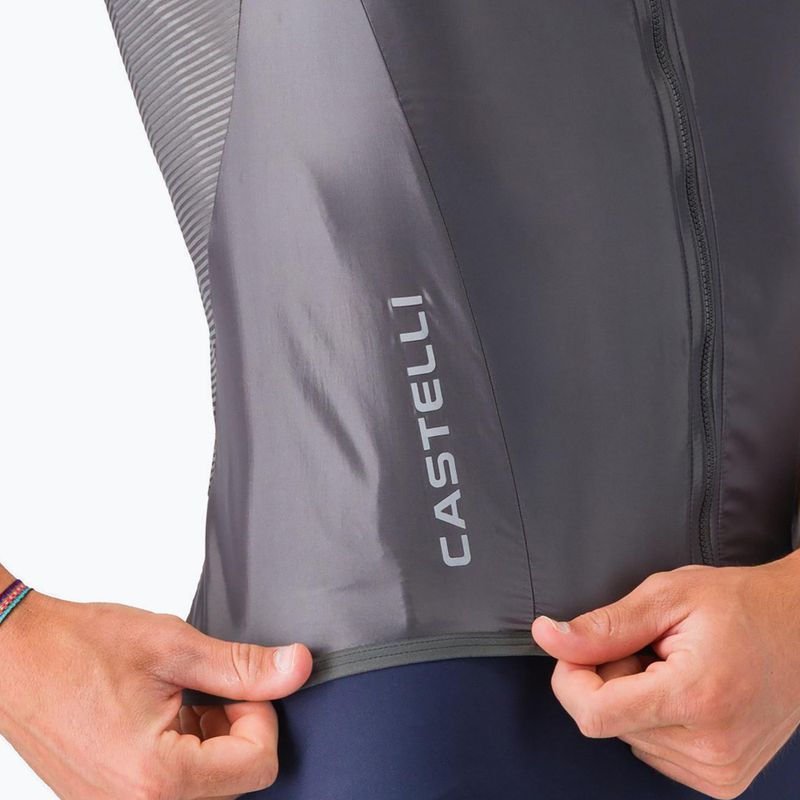 Мъжка велосипедна жилетка Castelli Aria Shell 2 dark gray 4