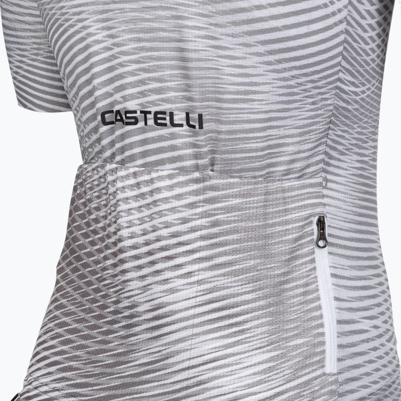 Дамска тениска за колоездене Castelli Cosmic Vortex gray 4