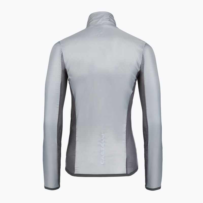 Дамско яке за колоездене Castelli Aria Shell 2 W silver gray 2