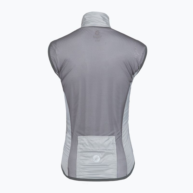 Дамска велосипедна жилетка Castelli Aria Shell 2 silver gray 2