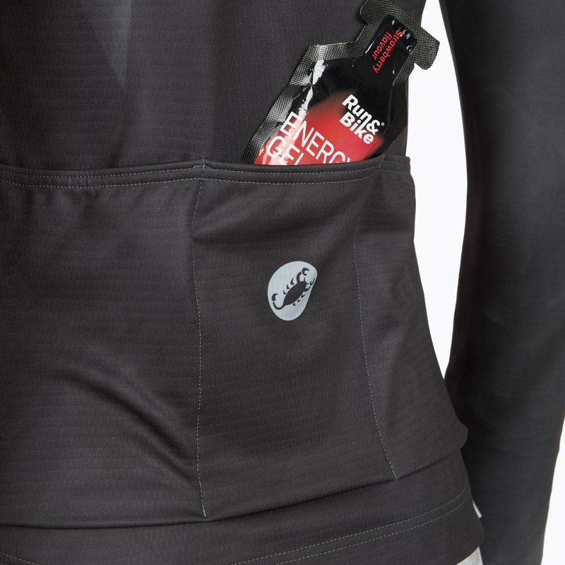 Дамска велосипедна блуза с дълъг ръкав Castelli Prismatic Thermal Jersey smoky gray 6