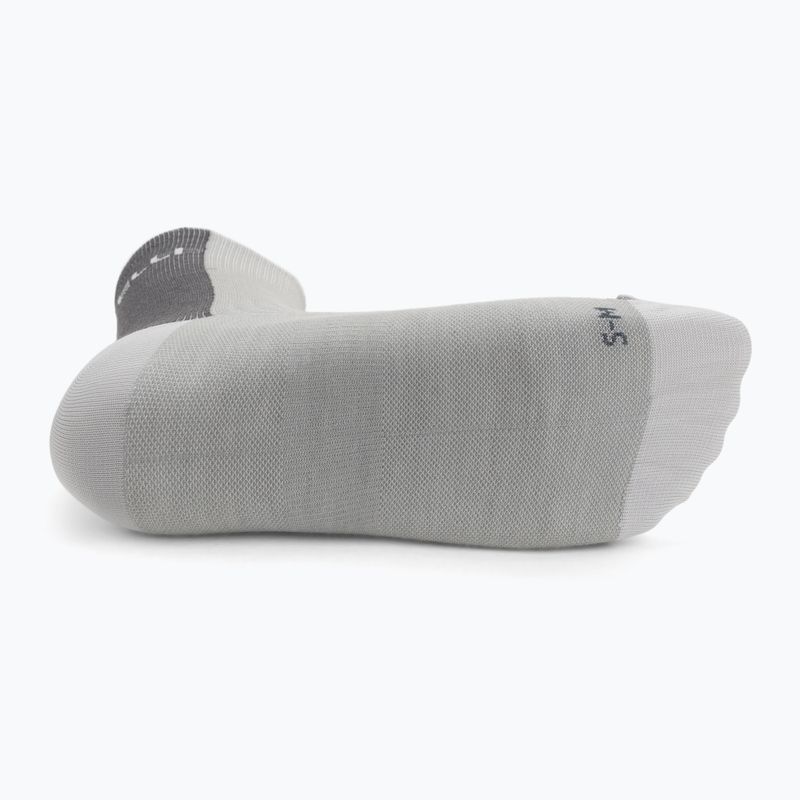 Мъжки чорапи Castelli Castelli Logo 18 Merino Sock silver gray/dark gray 4