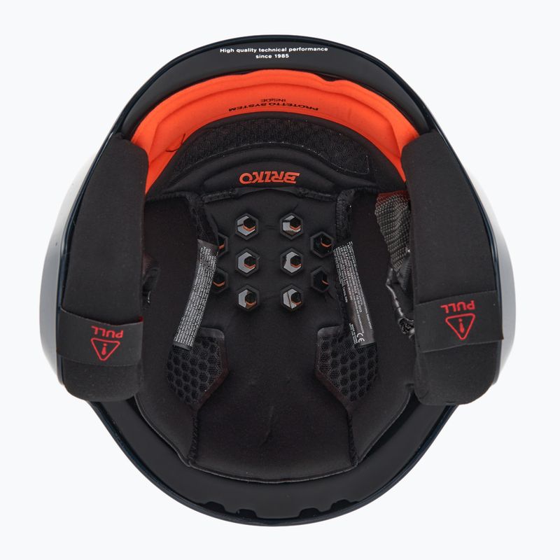 Скиорска каска Briko Vulcano 2.0 USA Mips shiny blue/white/cardinal red 5